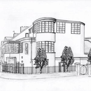 image-1 Concept drawing of the Little Theatre with the new studio