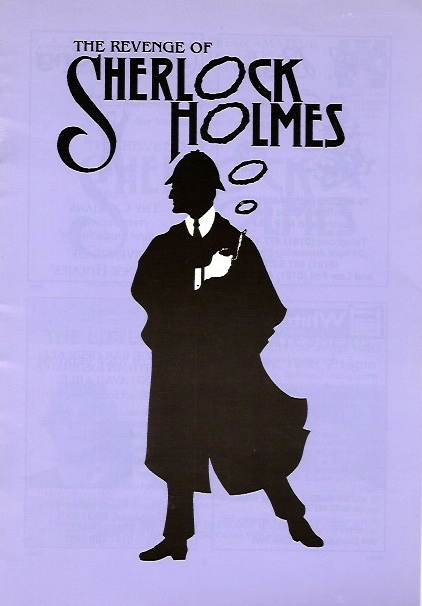 Show poster for The Caprians production of The Revenge of Sherlock Holmes
