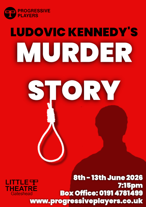 poster for upcoming production of Murder Story