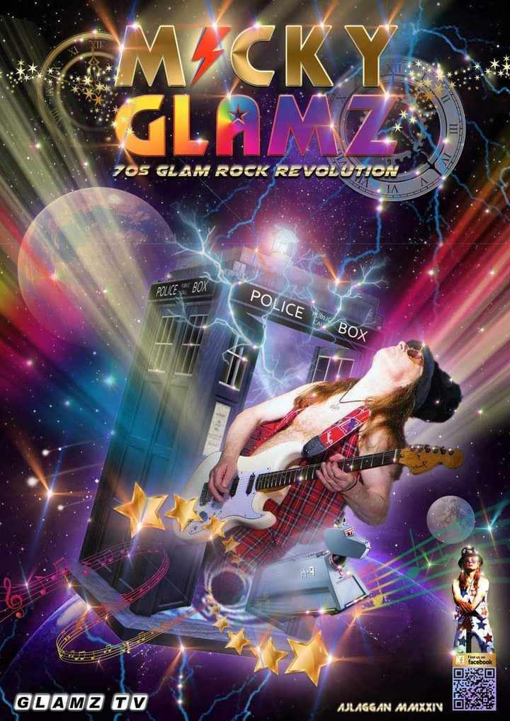 Mickey Glamz show poster